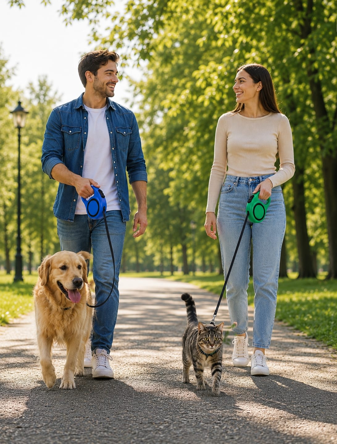 Otomatik Uzayan Kedi ve Kopek Tasması 3 METRE